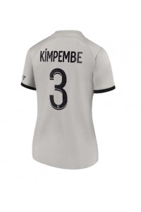 Fotbalové Dres Paris Saint-Germain Presnel Kimpembe #3 Dámské Venkovní Oblečení 2022-23 Krátký Rukáv